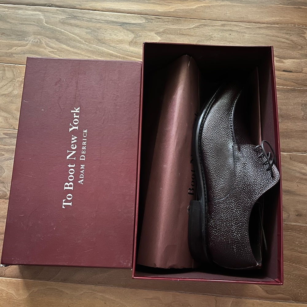 To Boot New York Brown Leather Oxfords for Timeless Elegance
